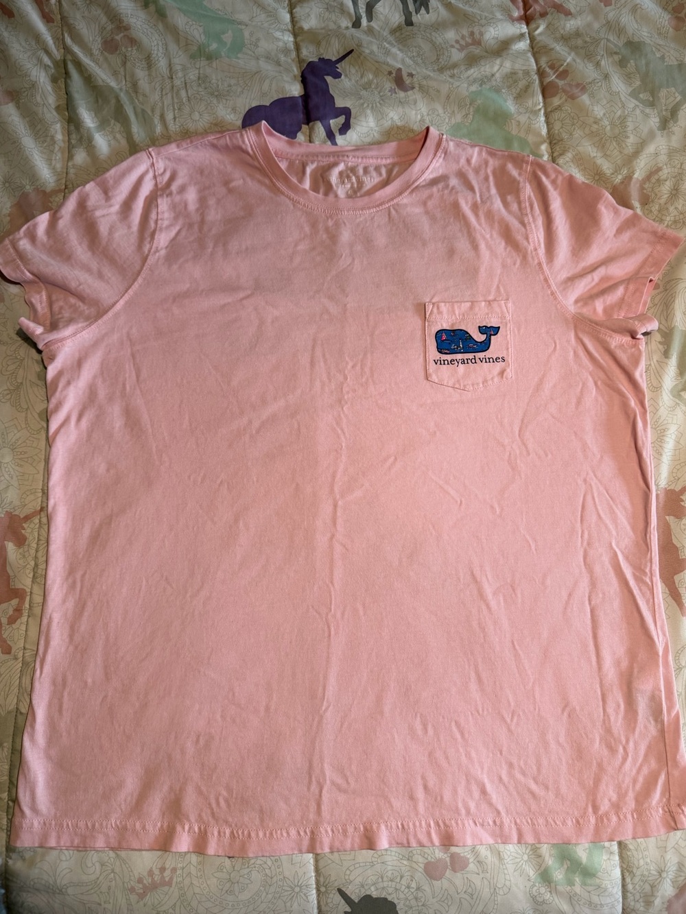 Vineyard Vines Pink Crewneck Tee *runs small*